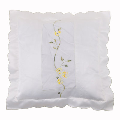 Floral Square Cushion Cover