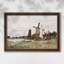 Moulin à vent à Zaandam, 1871 - Claude Monet - Toile encadrée sur mesure-241321478-241321484-241321532