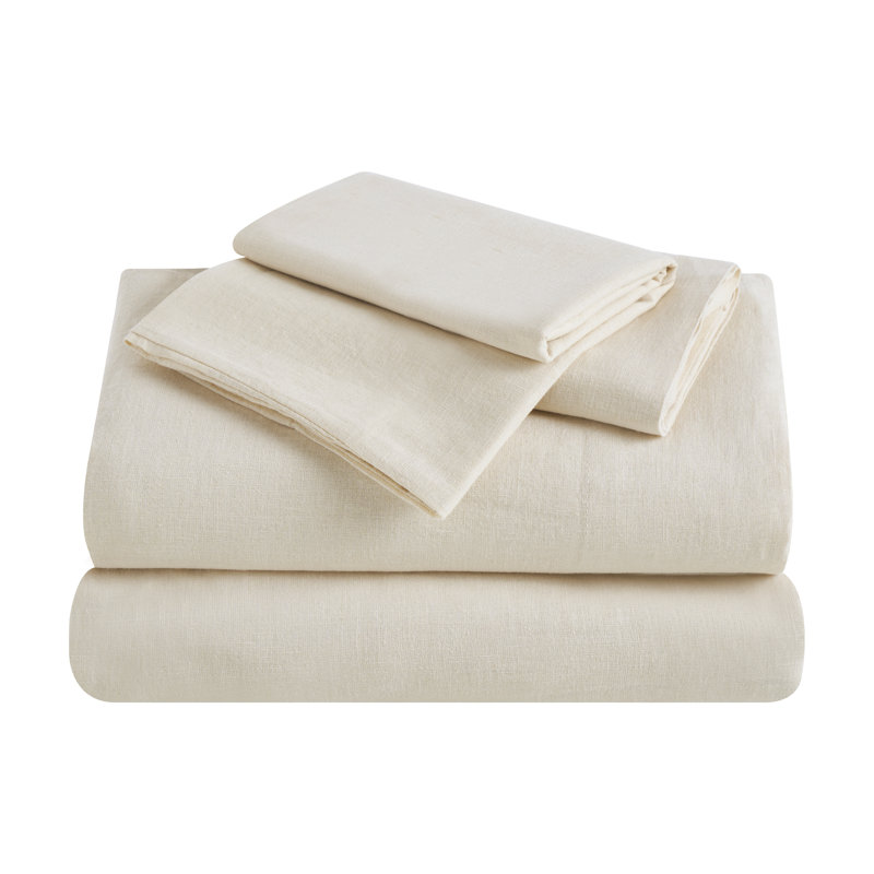 Ensemble de draps Orion, Ensemble de draps pour très grand lit + un drap-h, Ivoire