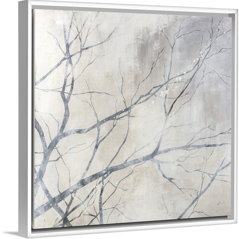 « au-delà de la fenêtre d’appui », peinture sur toile, H 25,7 po x l 25,7 po x P 1,75 po, Cadre flottant blanc