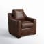 Fauteuil d'appoint en cuir Cranbrook-73336722