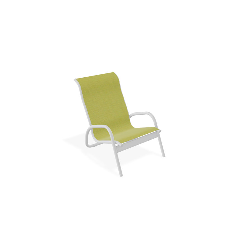 Gardenella Patio Chair, Lime, White