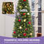 Sapin de Noël artificiel illuminé 6 pi avec 2 couleurs claires-834881638