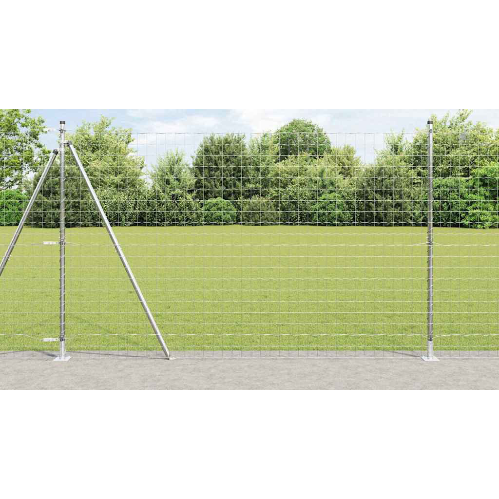 Vidaxl Fence With Posts Steel
