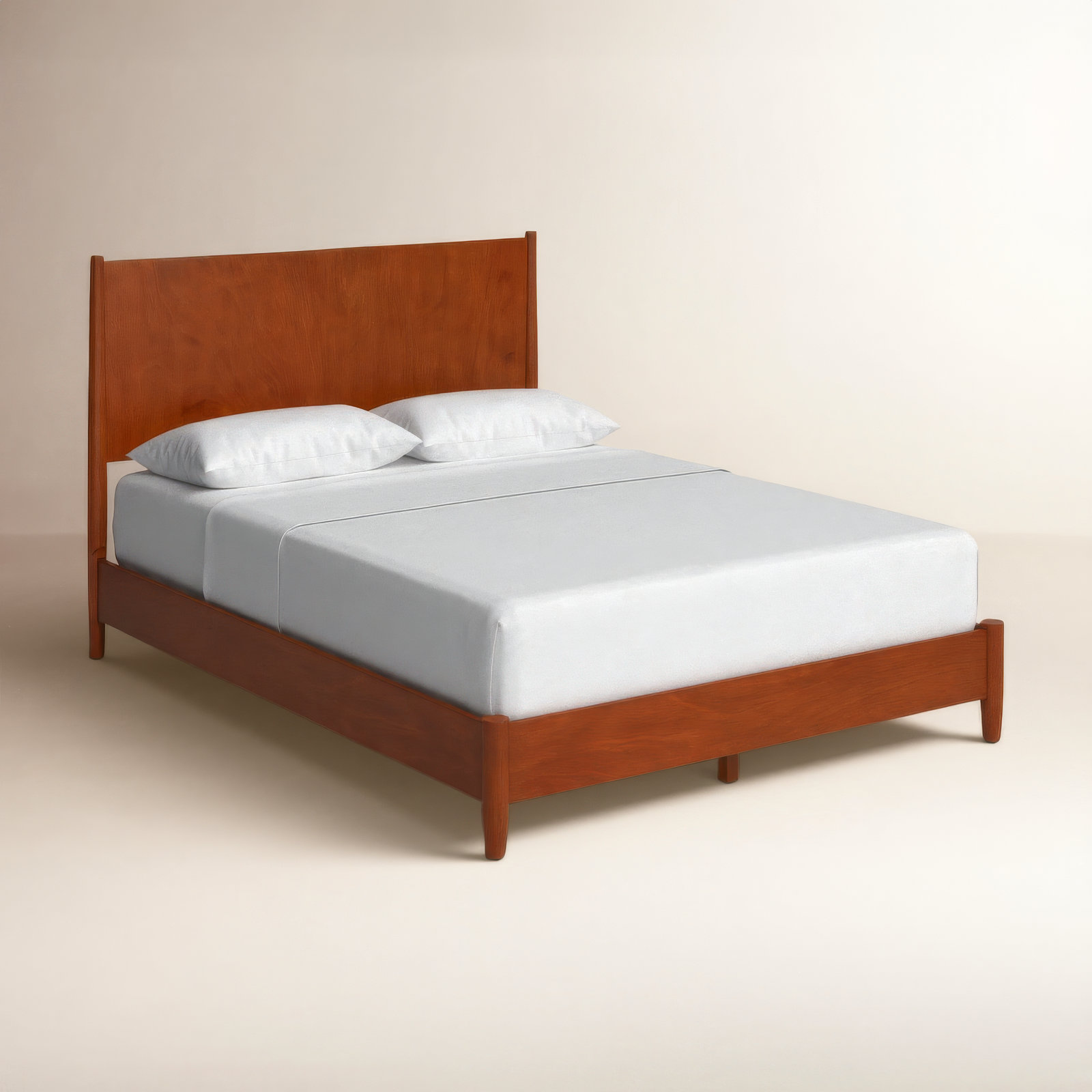 Williams Low-Profile Bed, Queen, Chestnut
