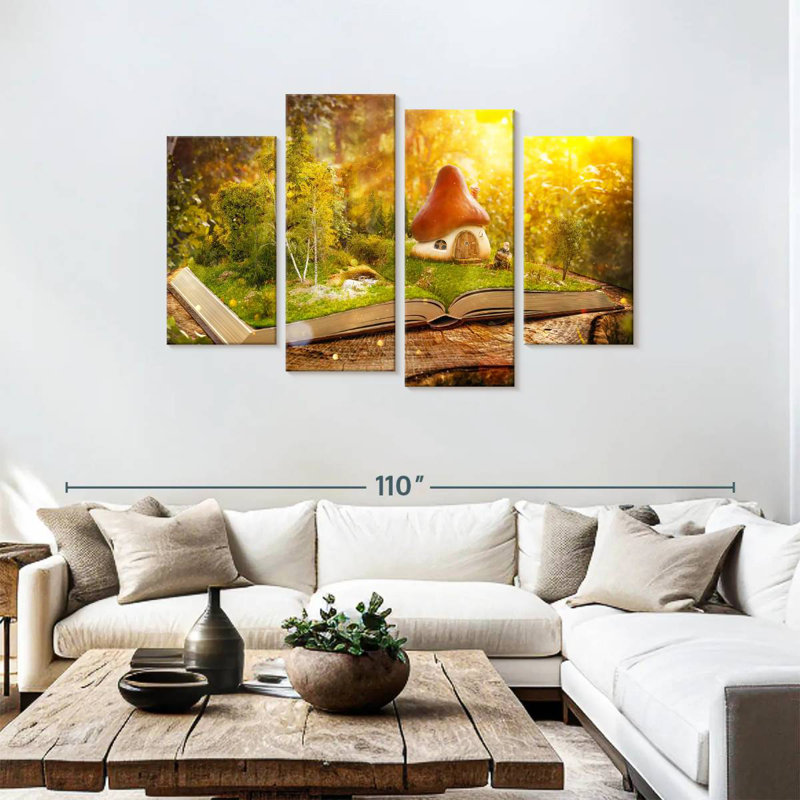 Kelan Fantasy Home Champignon sur livre