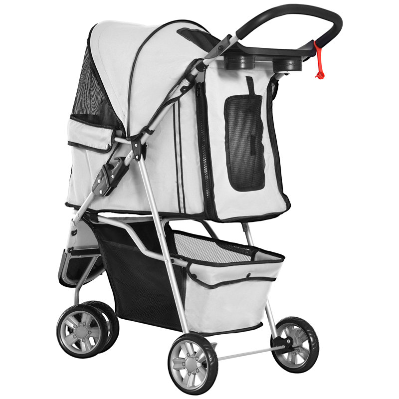 Collapsible Pet Carrier, Grey