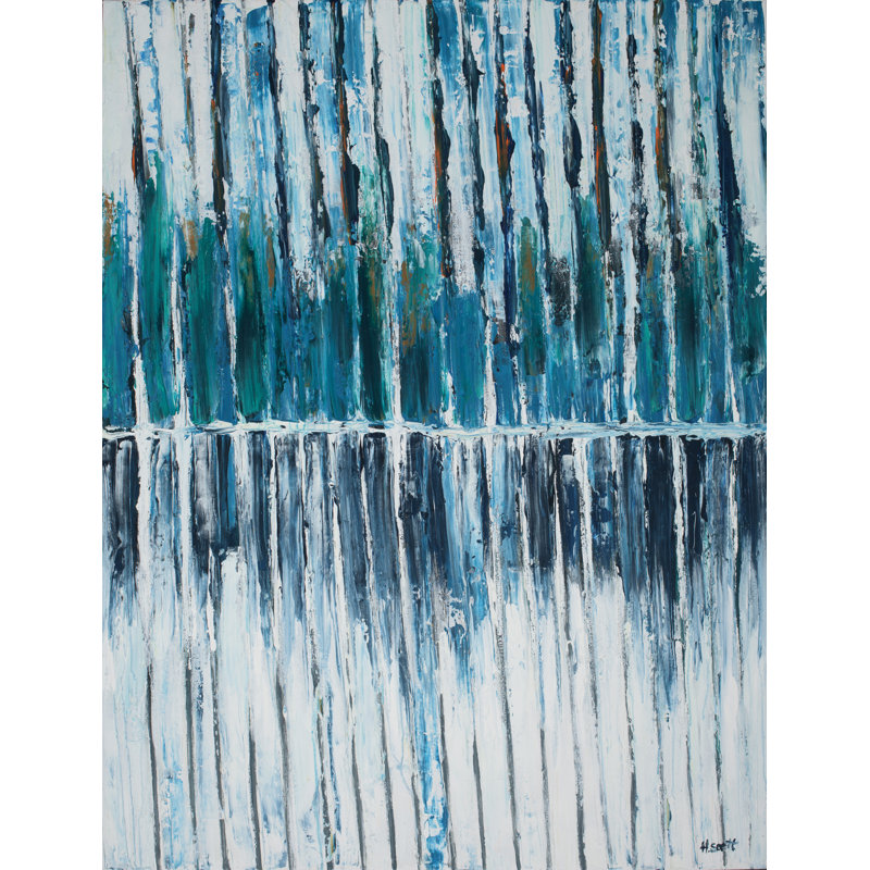 "Introspection" par H. Scott - Reproduction d'art sur toile encadrée