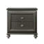 Table de chevet 2 tiroirs Woodlynne-263657584