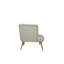 Élégant fauteuil à oreilles, structure en bois massif, 29,5 po x 30,3 po x 31,5 po | Tissu 100% polyester, facile à nettoyer | Couleur grise élégante, parfaite pour les salons modernes ou rustiques, sièges confortables pour la décoration intérieure-621839016