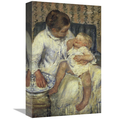 The Child by Mary Cassatt - Wrapped Canvas Print