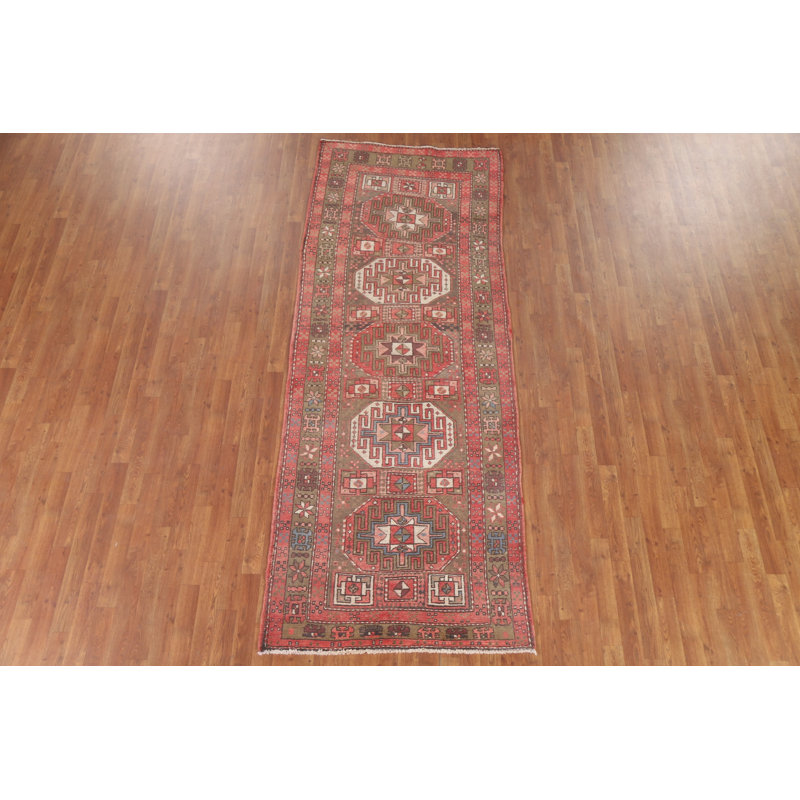 Tapis de couloir géométrique 4 x 10