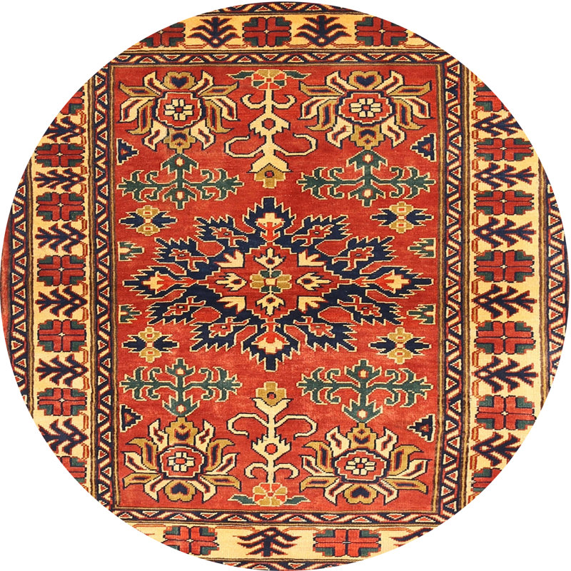 Oriental Indoor Rug, Round 3'