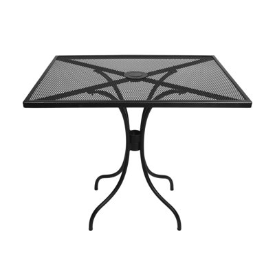 4 Person 40'' H Metal Dining Table