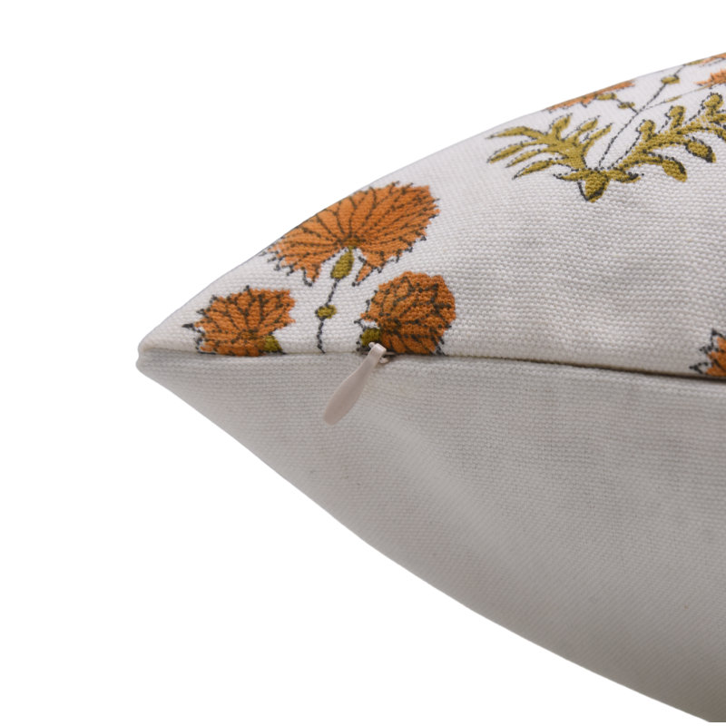 Housse de coussin Rajat Fabividine, 14 x 14 po, H 20 po x l 14 po