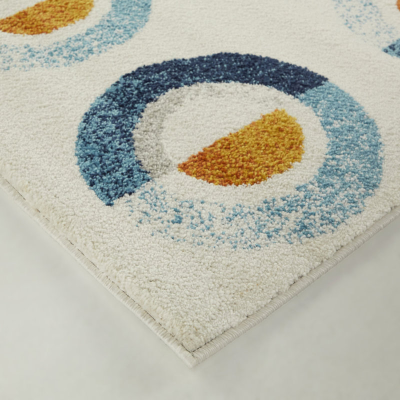 Tapis crème Johirul Curie, Rectangle 7 pi 10 po x 10 pi
