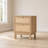 18.9''w Natural Rattan 2-drawer Nightstand