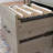 L-Shaped Desk, Brown finish