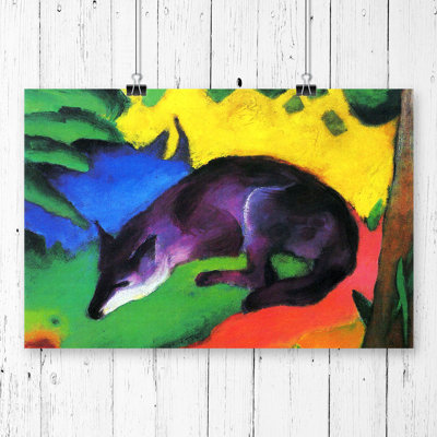 Franz Marc the Wolf - Frameless Print