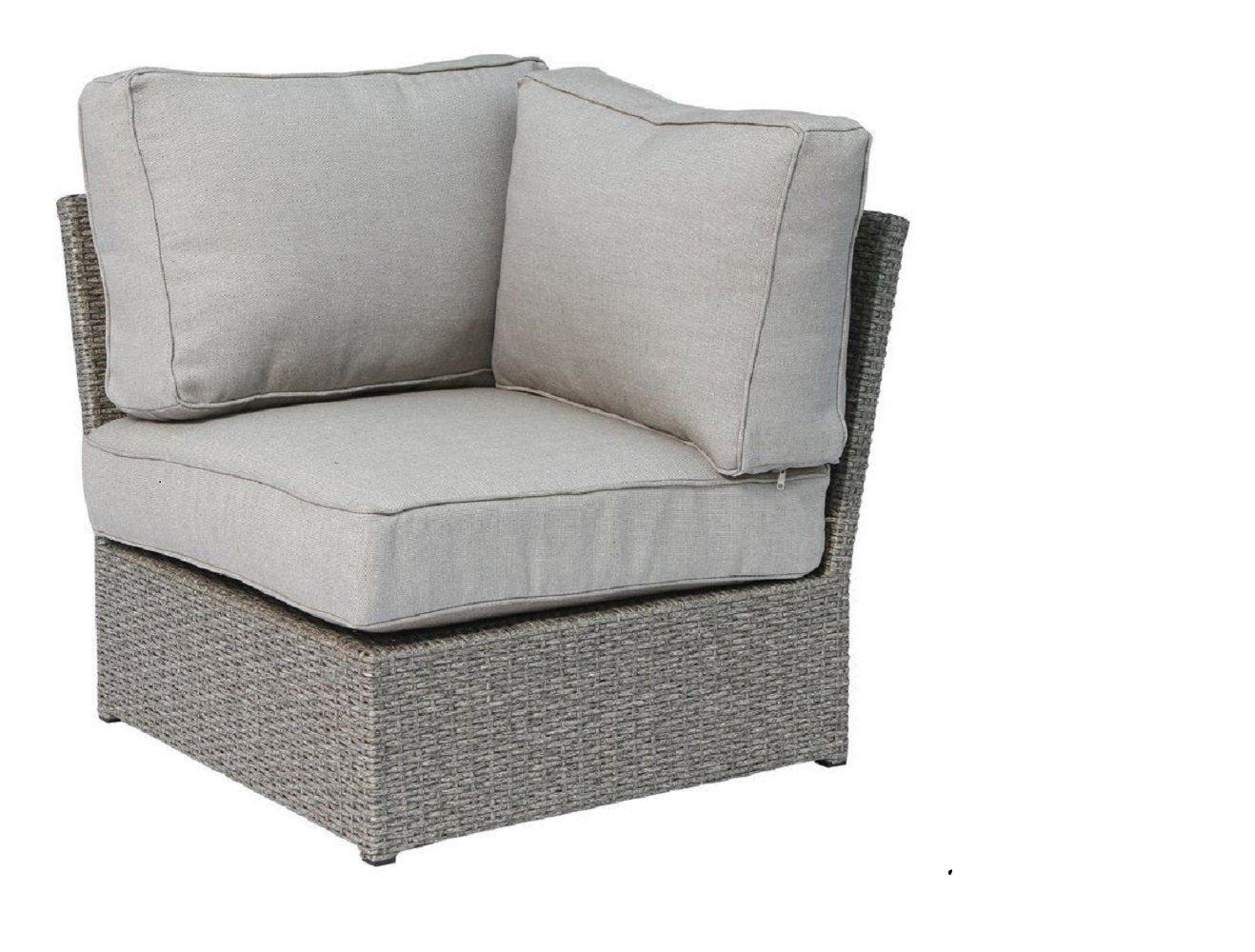 Kirkby Wicker Fully Assembled 4 - Person Seating Group with Cushions