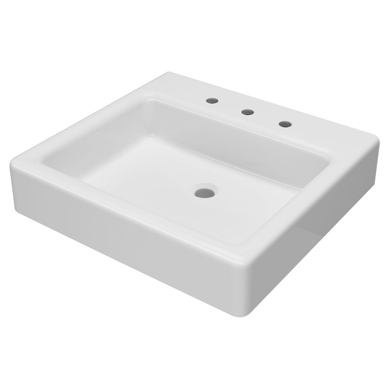 Oak Hill 24" Three-Hole Lavatory W/Deck
