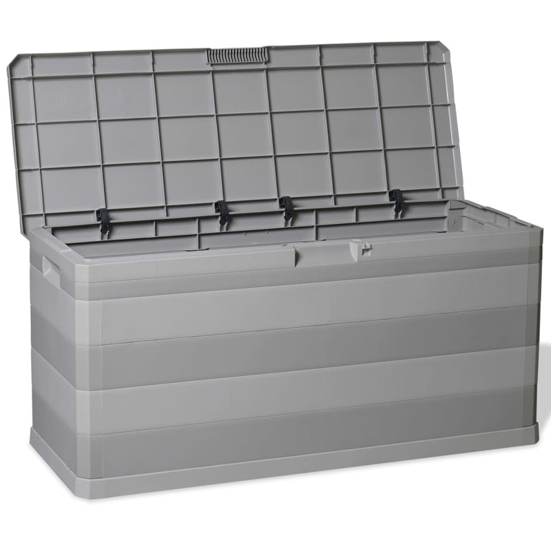 Burkhart Garden Storage Box 280 L, Light Grey