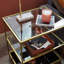 Vicente Glass Top Frame End Table-311049863