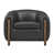 Black Faux Leather