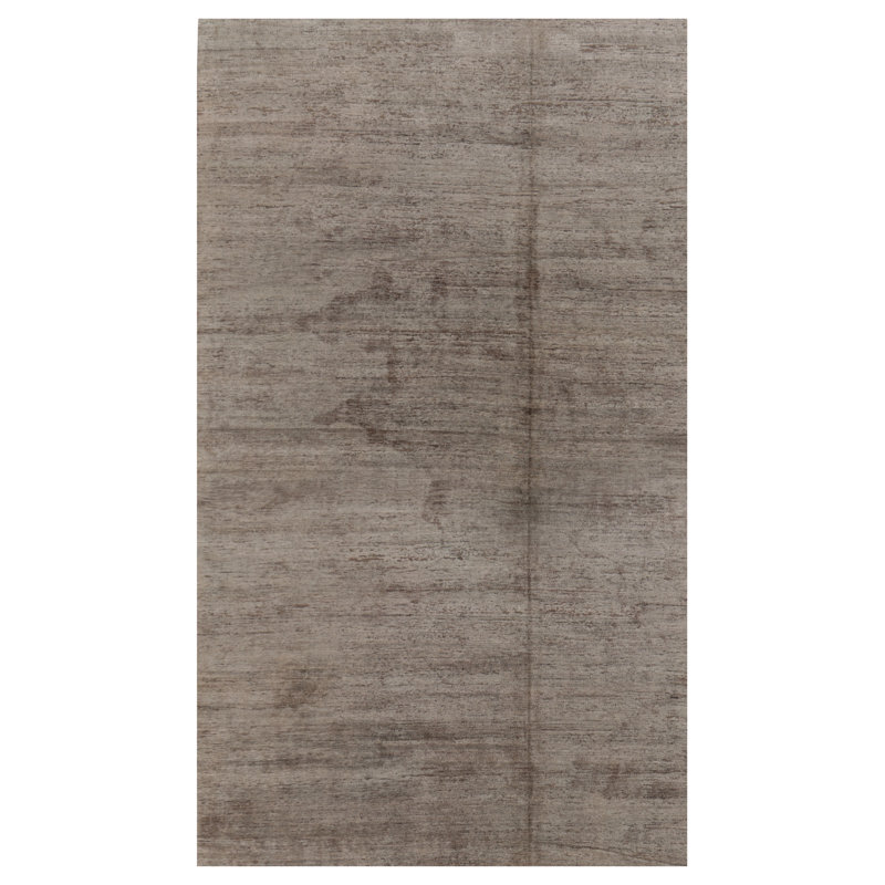 Rug & Kilim’S Modern Textural Rug In Neutral Taupe And Gray Tone-On-Tone