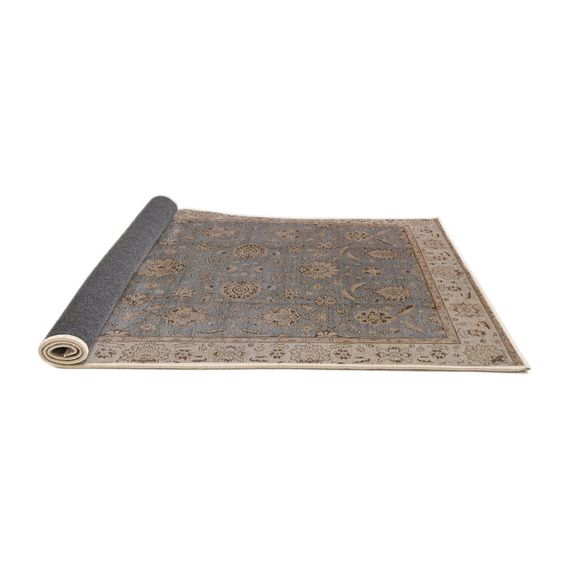 Tapis oriental bleu / beige Nanni, Rond 7 pi