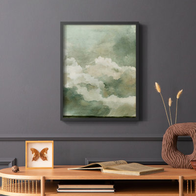 «Coming Rain II», reproduction encadrée - bois massif