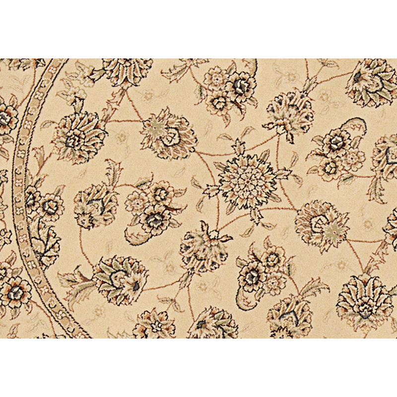 Hand Knotted Area Rug in Ivory