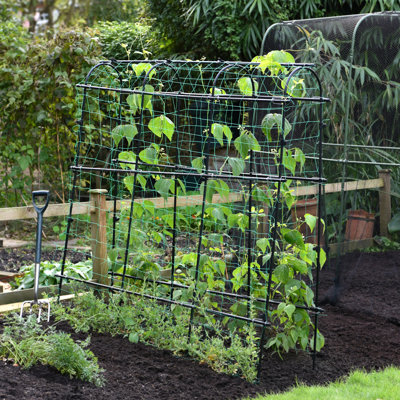 Bruzios 180 cm H x 180 cm W Vinyl Arched Trellis