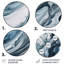 Horizon - Abstract Round Metal Art Prints-109588253