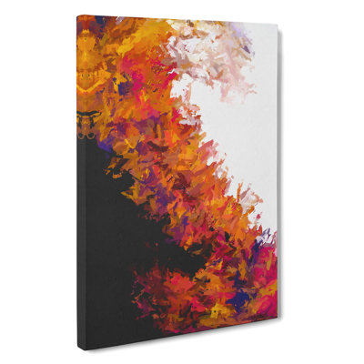 Escape Time Abstract - Wrapped Canvas