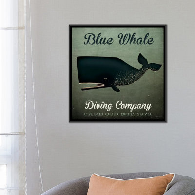 « blue baleineing », impression sur toile tendue