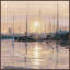 «Eminent Sunset» par Marmont Hill - reproduction sur toile flottante-27037375