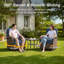 Ensemble de conversation pour canapé d'extérieur toutes saisons avec table de foyer divisée et chaises pivotantes-1964024124-2052503276