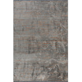 Rapture Abstract Area Rug in Gray/Orange