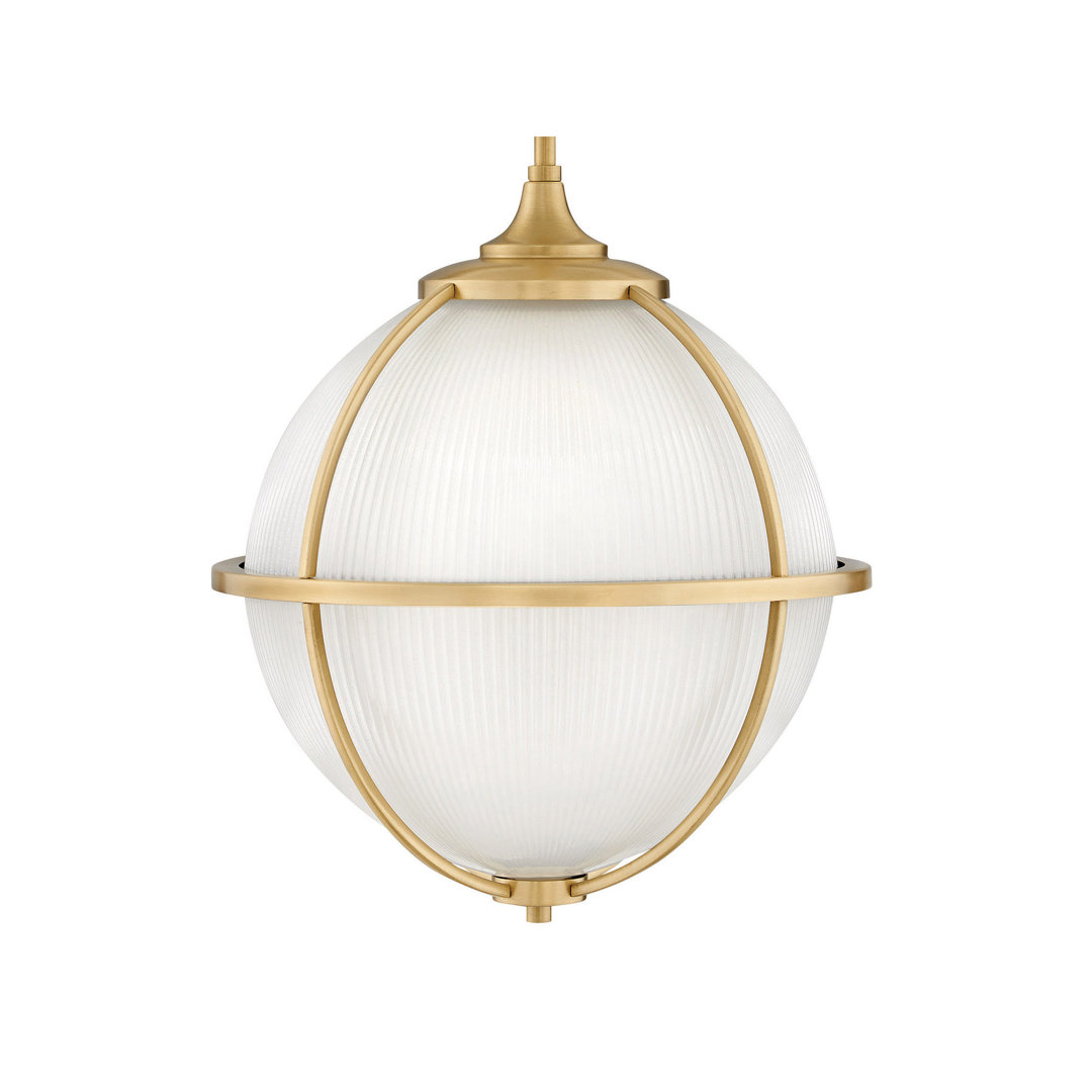 3-Light Glass Globe Pendant Hinkley 