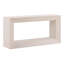 Taran Reclaimed Pine Wood Console Table, Whitewash