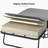 46"W/38''W Folding Bed with 4''H Mattress Included-112387231
