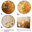 Golden Radiance II sur toile, 3 pièces-1778884883
