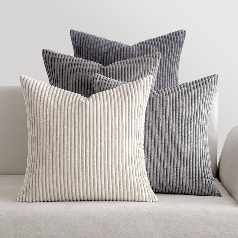 Cushion Cover, Dark Grey Series