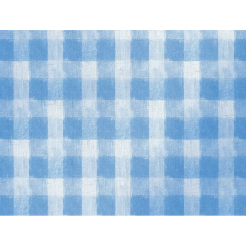 Machine Printed Comforter, Twin Comforter, Blue Gingham