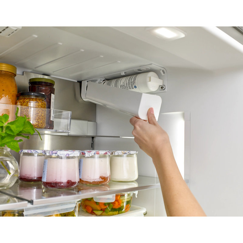 800 Series 20.5 cu. ft. Smart Energy Star Counter Depth French Door Refrigerator with Internal Water Dispenser