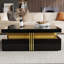 Modern Square Storage Coffee Table With 4 Drawers-1012487092