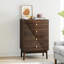 Commode de rangement en bois, commode à 4 tiroirs pour le salon, chambre à coucher