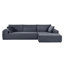 Canapé modulaire convertible en velours côtelé CozyForm, canapé confortable moderne avec rembourrage en mousse, canapé-lit modulaire confortable pour le salon, la chambre à coucher, aucun assemblage requis, faisant face à la droite-1942564875-1942564872