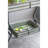 32X15x31" Maggie Galvanized Tray Table Accent Table